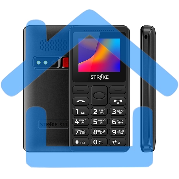 Мобильный телефон BQ Strike S10 черный SC6531E