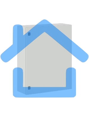 Шкаф ST с монтажной платой 1000х800х300мм от IP65-до IP66 IK10 ДКС R5ST1083