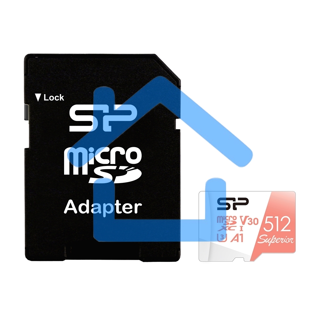 Флеш карта microSD 1TB Silicon Power Superior A1 microSDXC Class 10 UHS-I U3 100/80 Mb/s (SD адаптер)