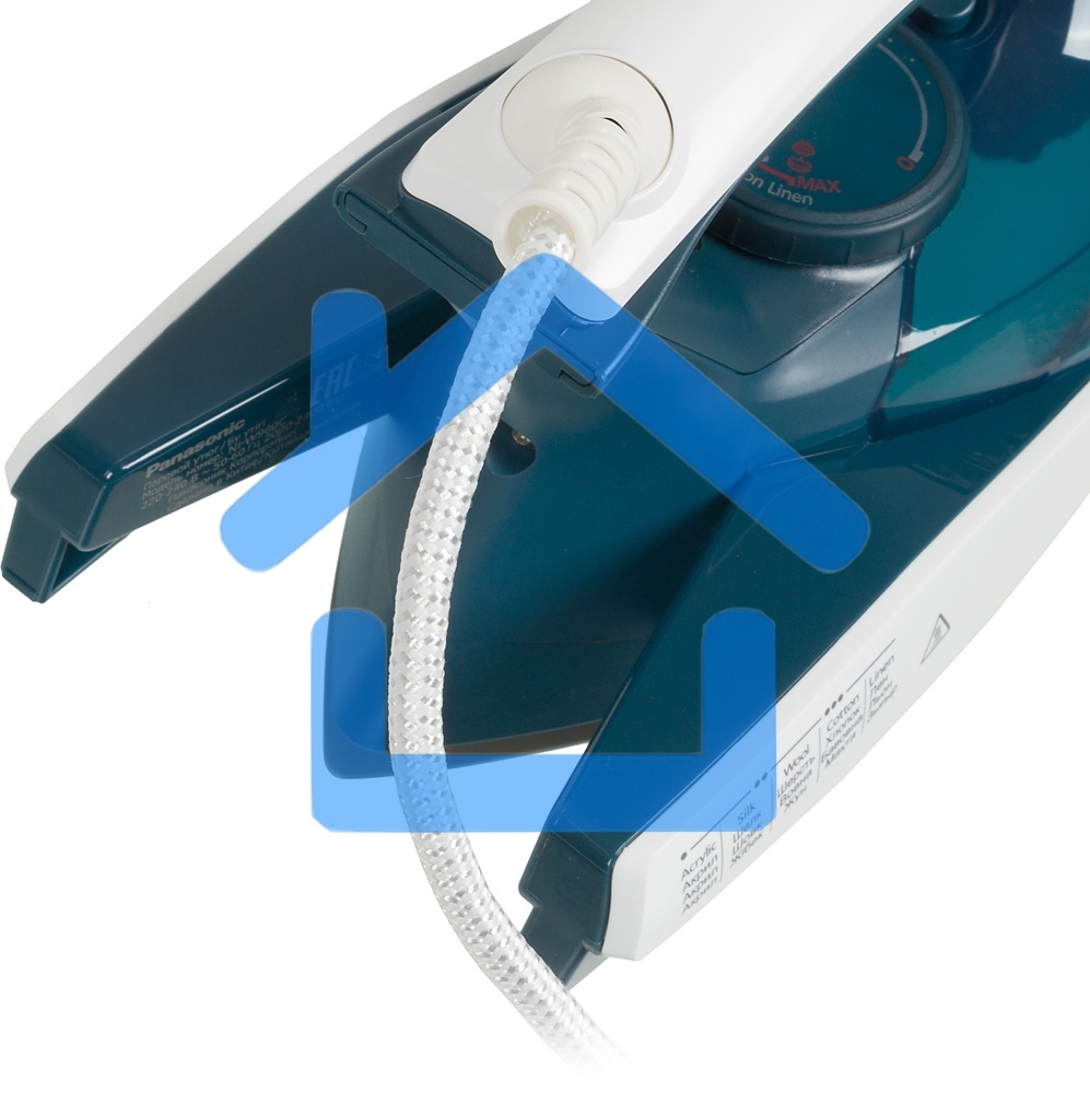 Утюг Panasonic NI-W900CMTW 2400Вт белый/голубой