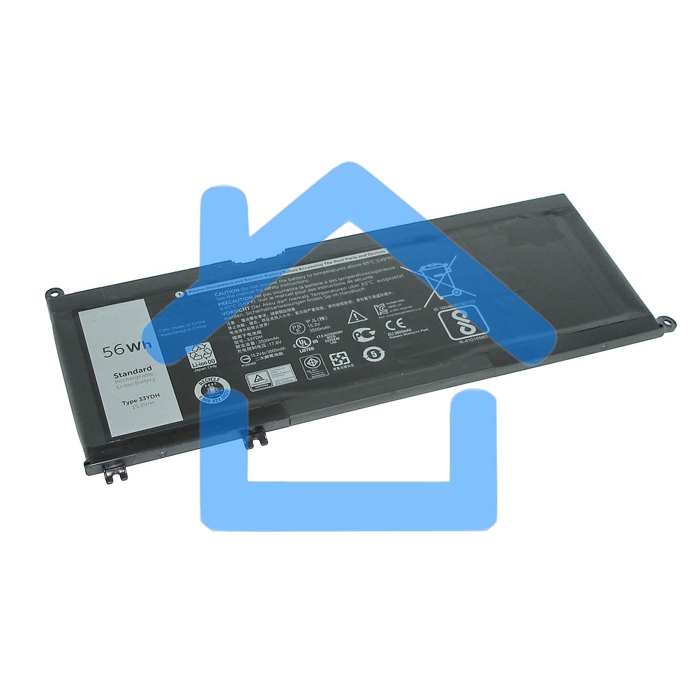 Аккумуляторная батарея для ноутбука Dell 17-7778 15.2V 3500mAh 33YDH