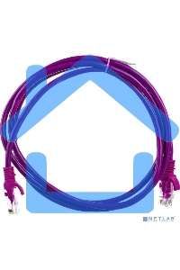 Патч-корд UTP Cablexpert PP12-1.5M/V кат.5e, 1.5 м, литой, многожильный (фиолетовый)