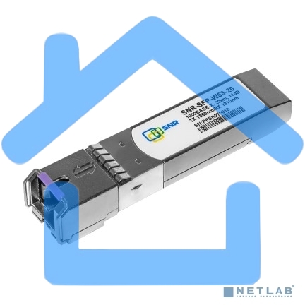 Модуль SNR SFP WDM, дальность до20км (14dB), 1550нм