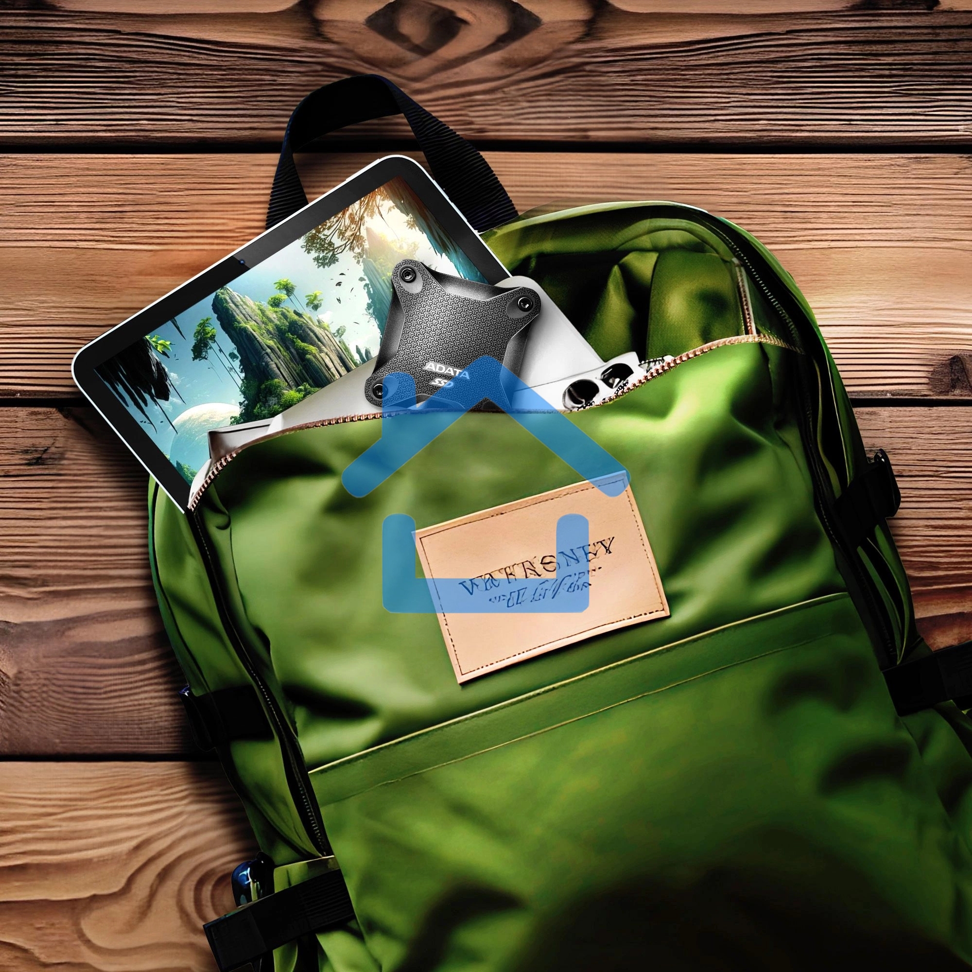 Внешний SSD ADATA SD620, 2TB, USB 3.2 Gen 2 Type-A, R/W 550/480, черный