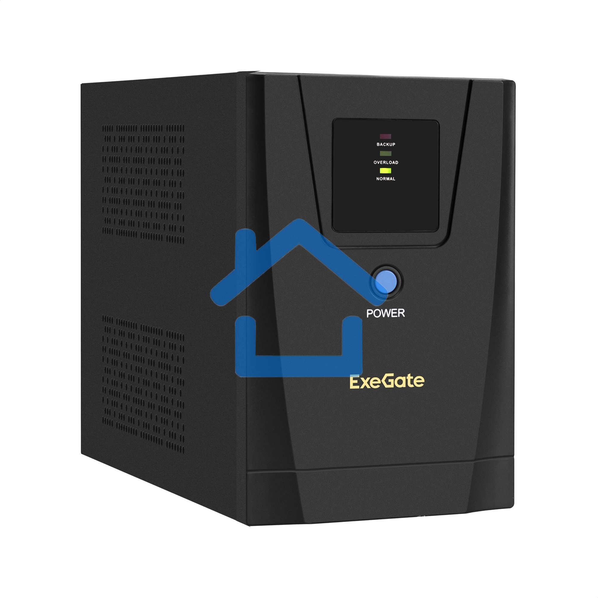 Источник бесперебойного питания ExeGate EX292801RUS SpecialPro UNB-1600.LED.AVR.2SH.3C13 1600VA/950W, LED, AVR, 2*Schuko+3*C13, съемн.кабель, металлический корпус, черный