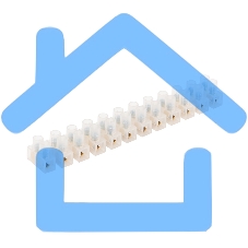 Клеммная колодка винтовая KВ-6 (2,5-6 мм²), ток 6 A, полиэтилен белый (ЗВИ), индивидуальная упаковка, 1 шт. Rexant