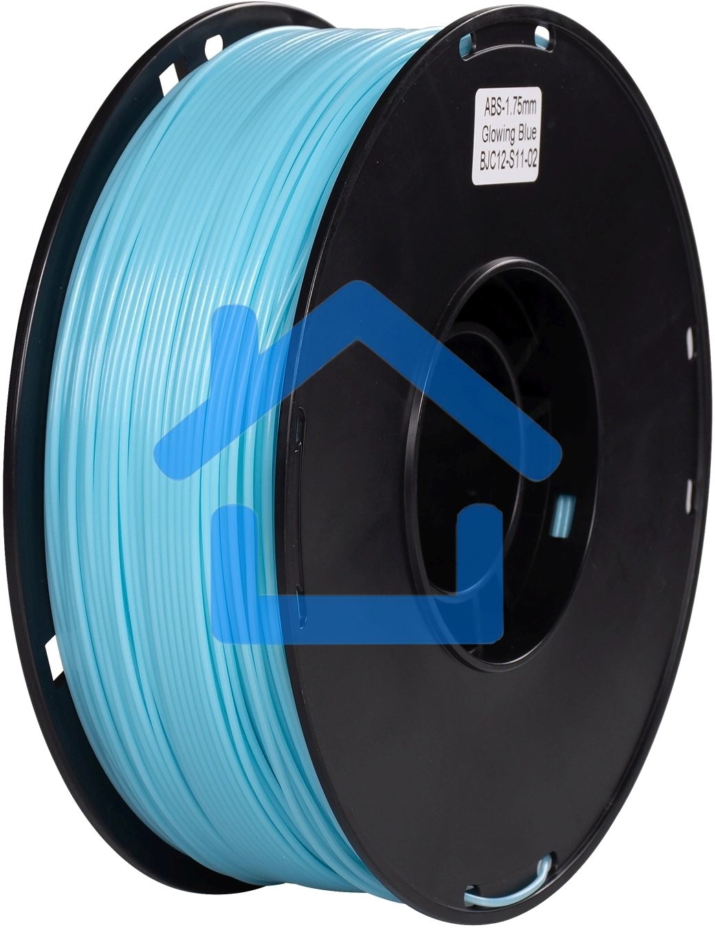 Пластик для принтера 3D Cactus CS-3D-ABS-1KG-L-BLUE ABS LUMINOUS d1.75мм 1кг 1цв.