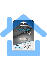 Флешка USB256 Gb USB <USB 3.1> Samsung BAR Plus (up to 300Mb/s) (MUF-256BE3/APC)