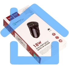 Авто ЗУ/ QC 3.0/ 2 USB/ HOCO HC-35027 Z39/ Выход: 5V_9V_12V, 18W/ черный