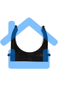 Крепеж-клипса для монтажного пистолета Ø 32 мм, черная (50 шт/уп) Rexant