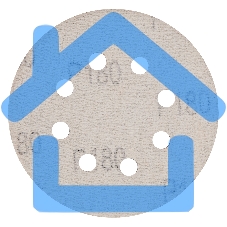 Круг абразивный Matrix на ворсовой подложке под 