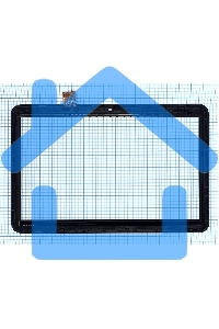 Сенсорное стекло (тачскрин) для Irbis TZ142. черное с рамкой