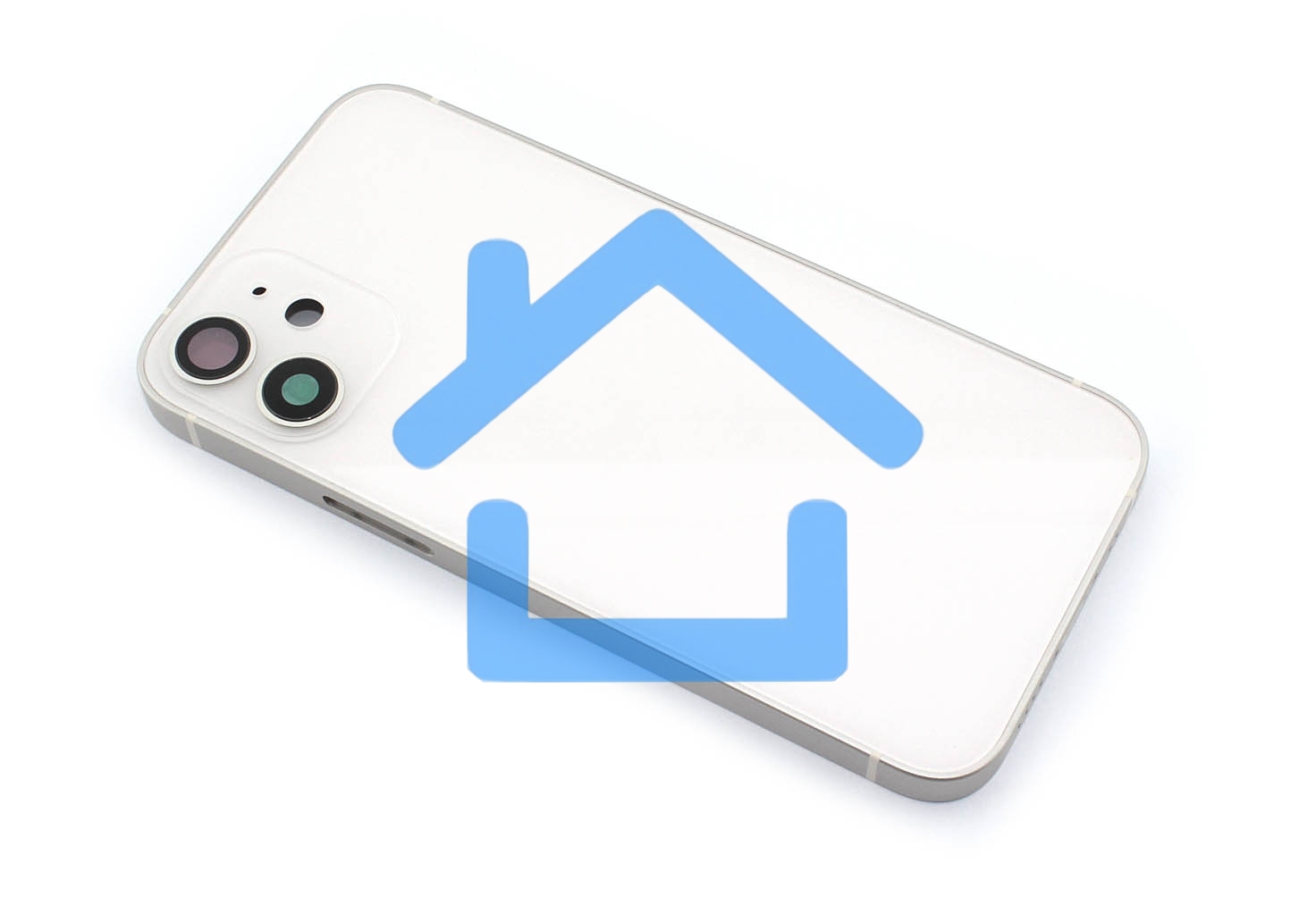 Задняя крышка (корпус) в сборе с рамкой для Apple iPhone 12 Mini белый