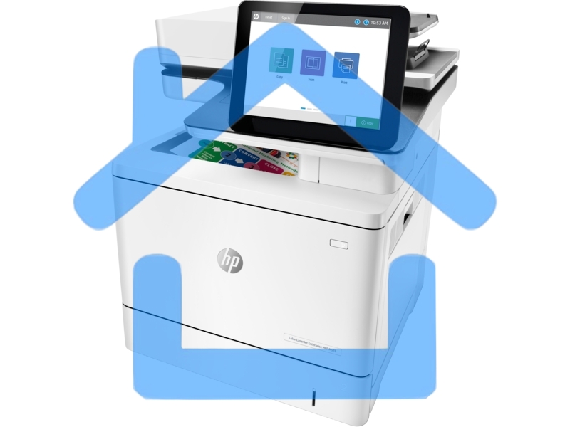 МФУ лазерное HP Color LaserJet Ent M578dn (7ZU85A), A4, цветной, печ. до 38 стр/мин., скан. до 43 стр/мин. (ч/б) 38 стр/мин. (цвет), 1200 x 1200 dpi (печать) 600x600dpi (скан.), USB, RJ-45, Air Print, Mopria