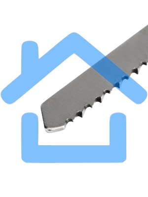 Пилка для электролобзика Kranz 100 мм 10 з/д 4-30 мм обр. зуб. T101BR (2 шт./уп.) (дерево)