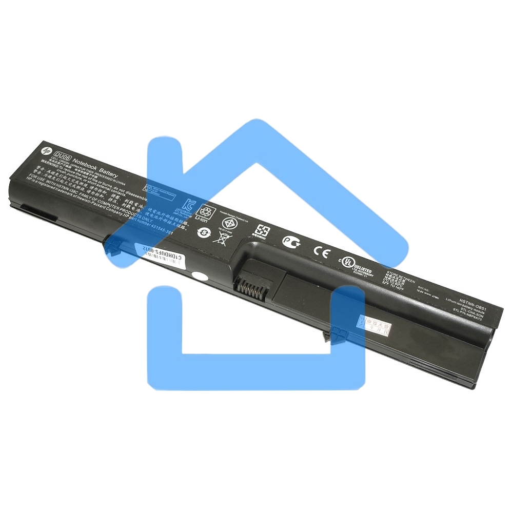 Аккумуляторная батарея для ноутбука HP Compaq 6520s (HSTNN-OB51) 47Wh черный