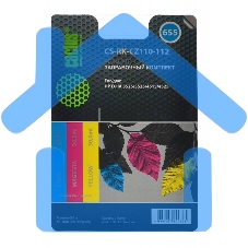 Заправочный набор Cactus CS-RK-CZ110-112 цветной (3x30мл) HP DJ IA 3525/5525/4515/4525