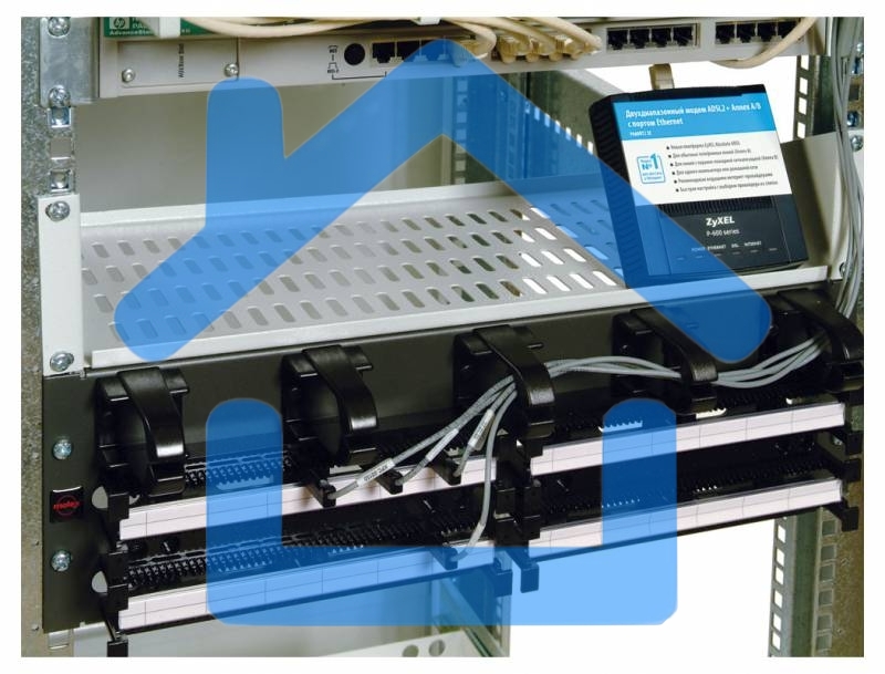 Полка стационарная ЦМО МС-20-9005 2U нагр.:15кг. 19