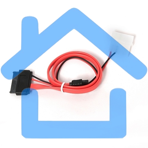 Кабель Gembird/Cablexpert Кабель Combo miniSATA, molex+SATA/miniSATA, 6pin+7pin, (длина инт-35см, пит-30см),(CC-SATA-C2)