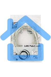 Патч-корд медный UTP CablexpertPP10-2M кат.5e, 2м, литой, многожильный (серый)