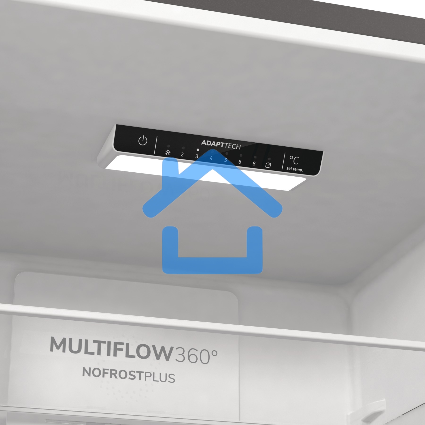 Холодильник Gorenje NRK6201PS4 серебристый металлик двухкамерный 235/96л морозилка снизу