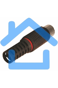 Разъем гнездо TV без пайки черный PROCONNECT