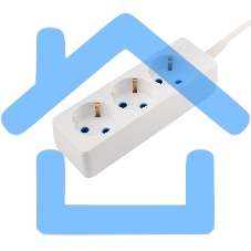 Удлинитель PROconnect 3 гнезда, 5 м, 3х0.75 мм², с/з, белый