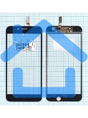 Сенсорное стекло (тачскрин) для Vivo V5s, черное