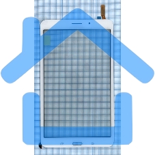 Сенсорное стекло (тачскрин) для Samsung Galaxy Tab 4 8.0 SM-T331 SM-T335, белое