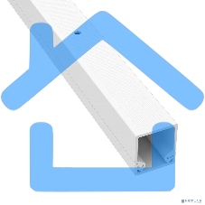 Кабель-канал 15х17 L2000 пластик TMC ДКС 00303