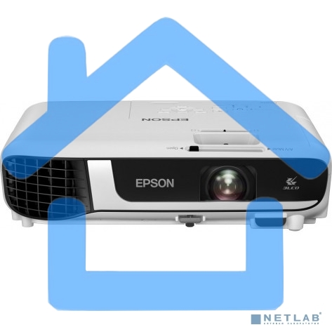Проектор Epson EB-W51 белый (LCD, 1280×800, 4000Lm, 16000:1, 2.5 kg) (V11H977040)