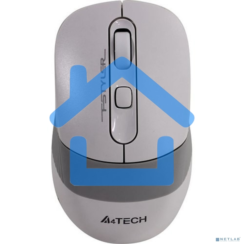 Мышь беспроводная A4Tech Fstyler FG10S белый/серый, 2000 dpi, радиоканал, USB, кнопки - 4