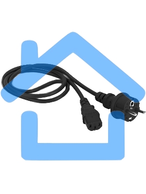 Шнур питания Lanmaster C13-Schuko прямая, 3х0.75, 220В, 10А, черный, 7 метров