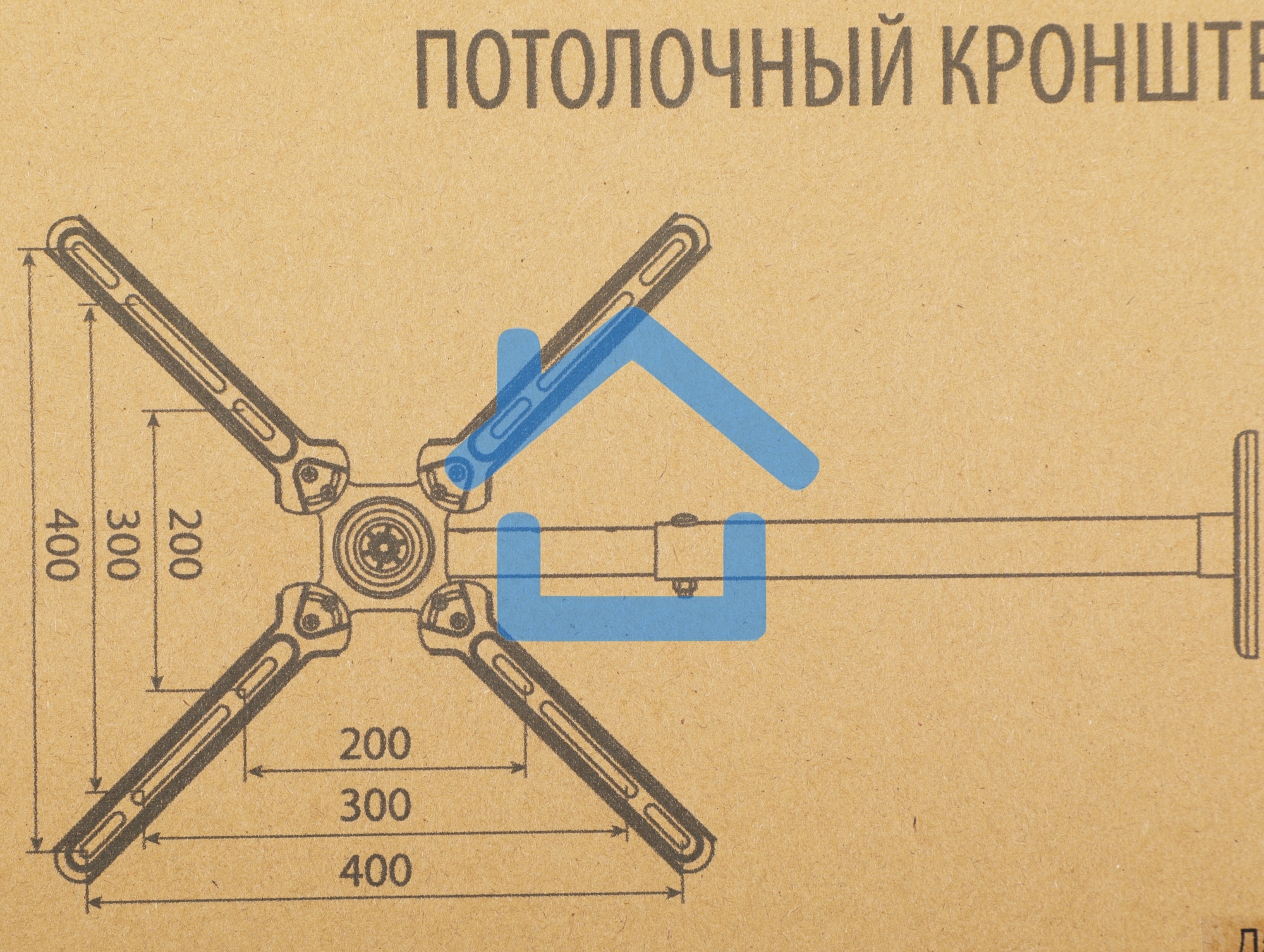 Кронштейн для телевизора Cactus CS-CP07 черный 23