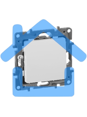 Выключатель 10АХ, на винтах, бел. ETIKA 