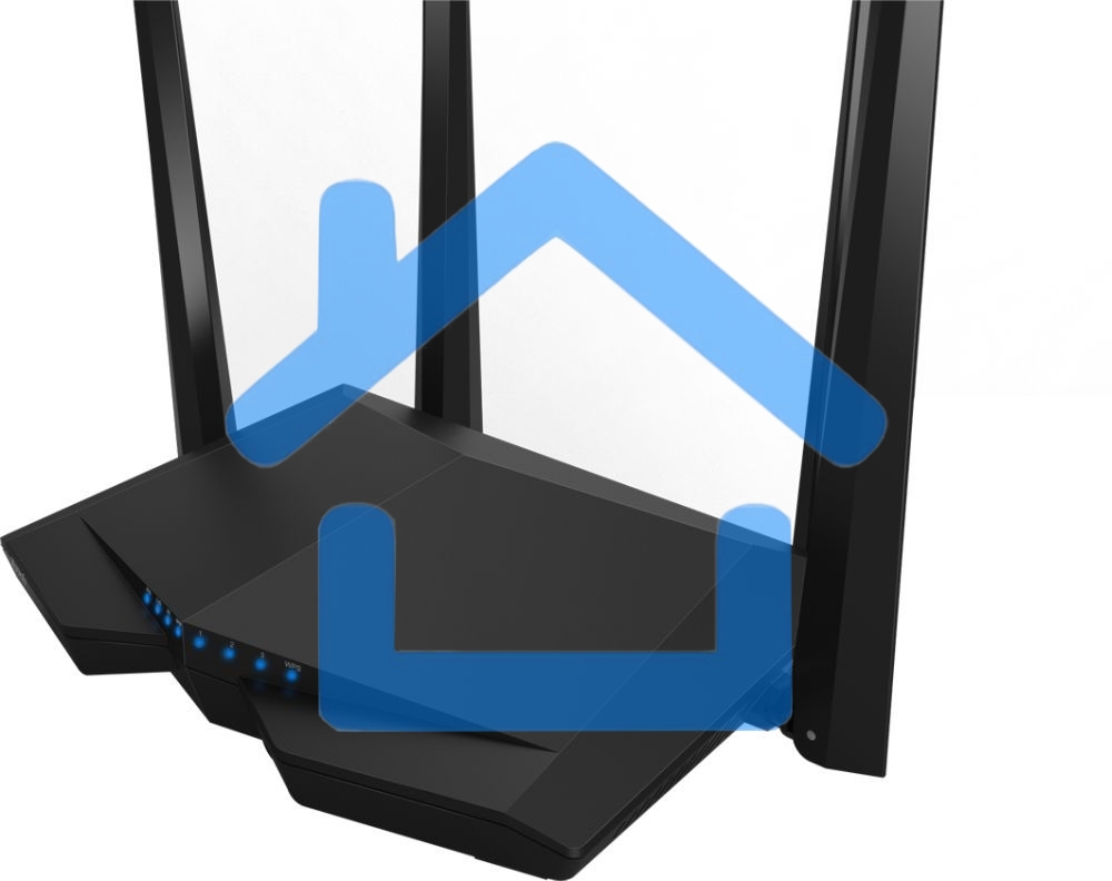 Маршрутизатор Tenda AC6 AC1200 Двухдиапазонный, Wi-Fi маршрутизатор, 4*5 дБи внешние антенны