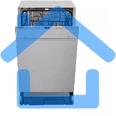 Встраиваемая посудомоечная машина DeLonghi DDW 06S Basilia, серебристый, 44.8 см, 9 компл., 49 дБ, класс A++