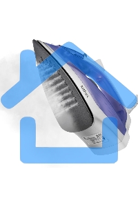 Утюг Kitfort KT-2603 1300Вт белый/фиолетовый