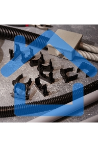 Крепеж-клипса для монтажного пистолета Ø 32 мм, черная (50 шт/уп) Rexant