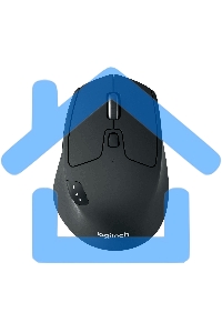 Мышь беспроводная Logitech M720 Triathlon черный, 1000 dpi, радиоканал, Bluetooth, USB, кнопки - 8