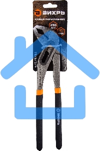 Клещи переставные,250 мм.,обливные рукоятки