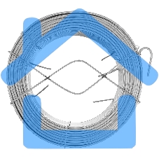 Проволока стальная, оцинкованная 2,0 мм, длина 50 м Сибртех