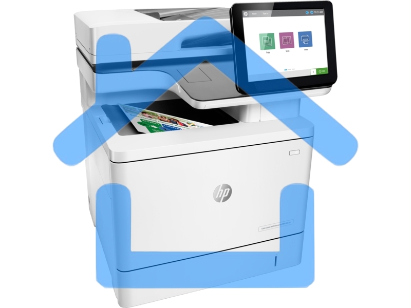 МФУ лазерное HP Color LaserJet Ent M578dn (7ZU85A), A4, цветной, печ. до 38 стр/мин., скан. до 43 стр/мин. (ч/б) 38 стр/мин. (цвет), 1200 x 1200 dpi (печать) 600x600dpi (скан.), USB, RJ-45, Air Print, Mopria