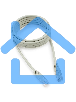 Патч-корд медный UTP Cablexpert PP10-3M кат.5e, 3м, литой, многожильный (серый)