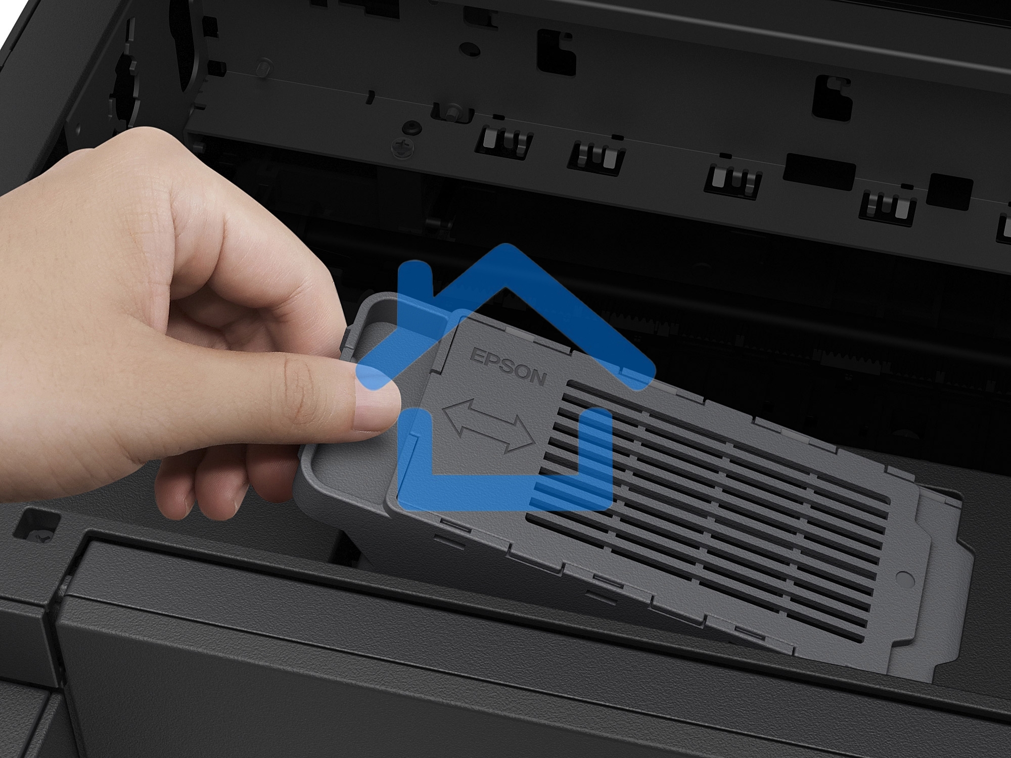 МФУ струйное Epson M15140 (C11CJ41404), A3+, ч/б, печ. до 25 стр/мин., скан. до 26 стр/мин., 2400 x 4800 dpi (печать) 1200x2400dpi (скан.), USB, RJ-45, Wi-Fi