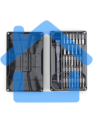 Отвертка с набором бит Cablexpert TK-SD-10R (73 предмета)