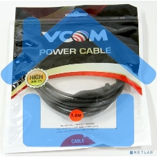 Кабель для аудио-видео техники IEC-320-C7--розетка 220V, 2-pin, 1,8м, медь, VCOM