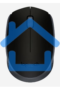 Мышь беспроводная Logitech M171 черный/серый, 1000 dpi, радиоканал, USB, кнопки - 3