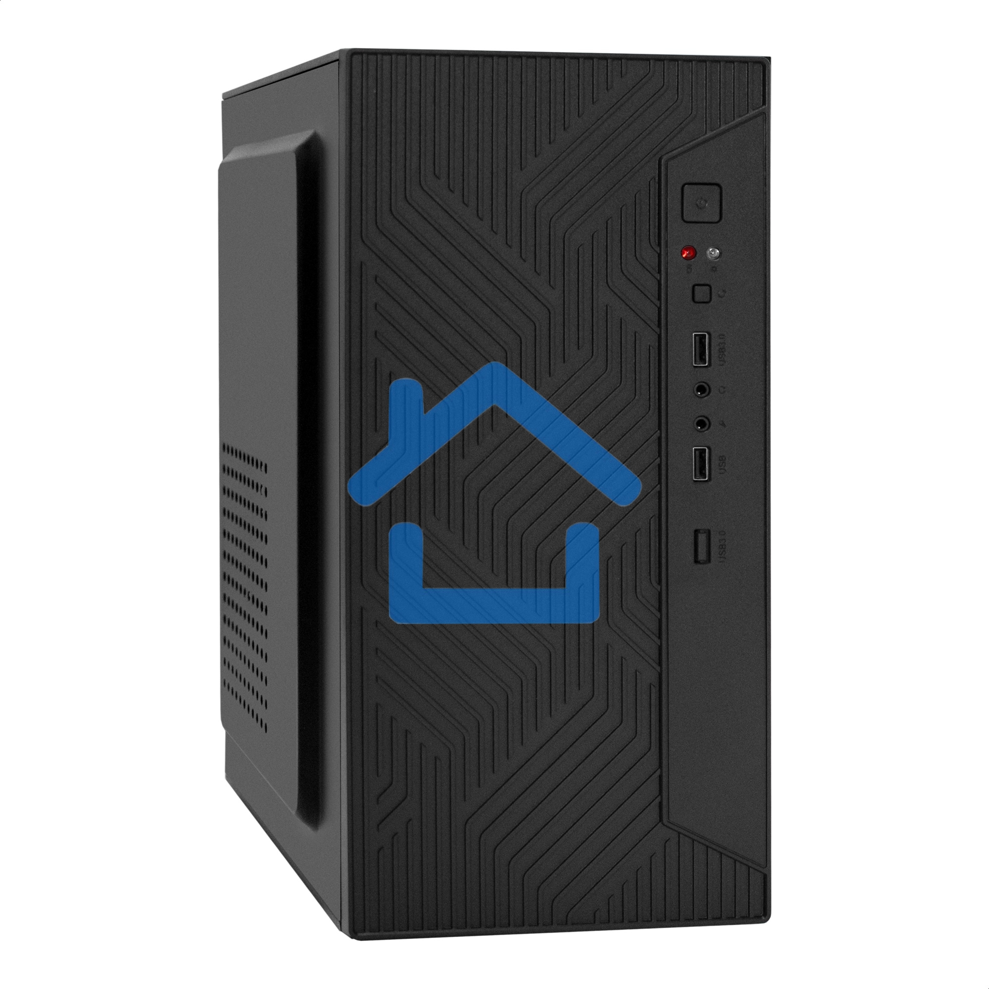 Компьютерный корпус Minitower ExeGate BAA-303-AAA350 (mATX, БП AAA350 с вент. 8см, 2*USB, HD Audio, черный)