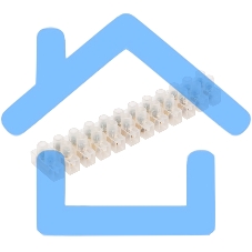 Клеммная колодка винтовая KВ-4 (1,5-4 мм²), ток 3 A, полиэтилен белый (ЗВИ), индивидуальная упаковка, 1 шт. Rexant